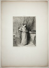 If I Do Die Before Thee, plate eight from Othello, 1844. Creator: Theodore Chasseriau.
