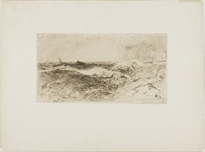 The Resounding Sea, 1886. Creator: Thomas Moran.