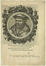 Portrait of Fuxius, published 1574. Creators: Unknown, Johannes Sambucus.