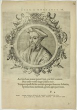 Portrait of Joan B. Montanus, published 1574. Creators: Unknown, Johannes Sambucus.