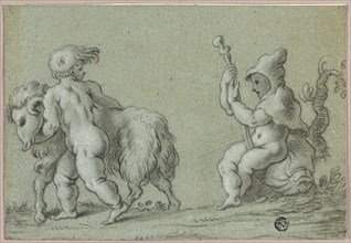 Putti as Goatherds, n.d. Creator: Unknown.