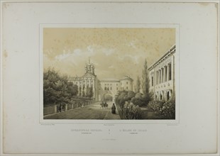 The Church at the Tsarskoé-Sélo Palace, c. 1820. Creator: C. Schultz.