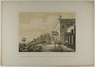 Palace of the Grand Duchess Marie Nicolaievna, c. 1820. Creator: C. Schultz.