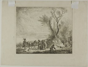 Wayfarer's Camp, 1730. Creator: Christian Wilhelm Ernst Dietrich.