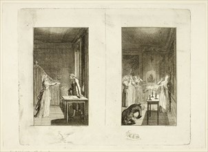 Illustration to Samuel Richardson's Clarissa, 1796. Creator: Daniel Nikolaus Chodowiecki.