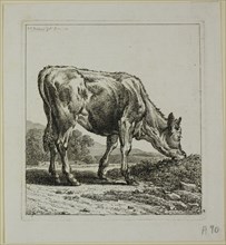 Calf Feeding, from Die Zweite Thierfolge, 1800. Creator: Johann Christian Reinhart.