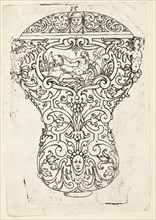 Plate 15, from twenty ornamental designs for goblets and beakers, 1604. Creator: Master AP.