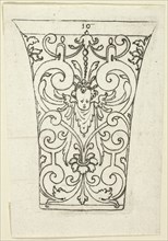 Plate 10, from XX Stuck zum (ornamental designs for goblets and beakers), 1601. Creator: Master AP.