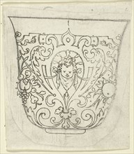 Plate 1, from XX Stuck zum (ornamental designs for goblets and beakers), 1601. Creator: Master AP.