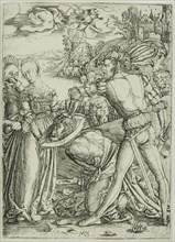 The Beheading of St. John the Baptist, c. 1500. Creator: Master MZ.
