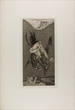 Temptation, plate four from A Life, 1884. Creator: Max Klinger.