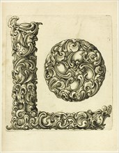 Letter L, 1630. Creator: Pierre Aubry.