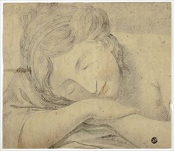 Sleeping Woman With Head on Arms, n.d. Creator: Unknown.