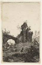 Ruins of the Coliseum, plate 10 from The Ruins of Rome, 1639/40. Creator: Bartholomeus Breenbergh.