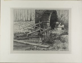 Mill in the Cressbeds at Veules, 1873. Creator: Carel Nicolaas Storm.