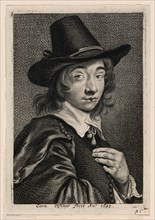 Self-Portrait, 1649. Creator: Cornelis de Visscher.
