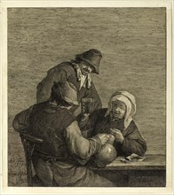 The Topers, n.d. Creator: Cornelis de Visscher.