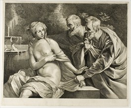 Susanna and the Elders, n.d. Creator: Cornelis de Visscher.