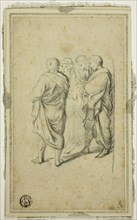 Group of Four Men in Togas, n.d. Creator: Gerard Terborch II.