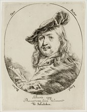 Portrait of Gerard Dou, the Painter, 1660/80. Creator: Godfried Schalcken.