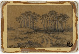 Path Through Trees, c. 1877. Creator: Hermanus Koekkoek.