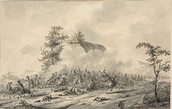 Cavalry Battle, 1803-07. Creator: Jan Antony Langendijk.