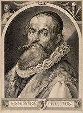 Portrait of Hendrick Goltzius, c. 1617. Creator: Jan Muller.