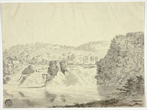 Rhone Waterfall near Schafhausen, n.d. Creator: Pieter Gaal.