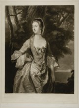Mrs. Bonfoy, c. 1754. Creator: James McArdell.