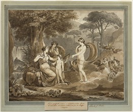 Venus Presents Cupid to  Calypso, from The Adventures of Telemachus, Book 7, 1808. Creator: Bartolomeo Pinelli.