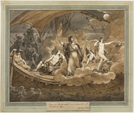 The Dream of Telemachus, from The Adventures of Telemachus, Book 4, 1808. Creator: Bartolomeo Pinelli.