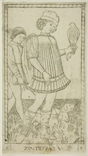 The Gentleman, plate five from The Ranks and Conditions of Men, c.1465. Creator: Unknown.