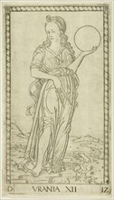 Urania, plate twelve from Apollo and the Muses, c.1465. Creator: Unknown.