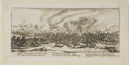 The Battle, plate three from The Large Miseries of War, n.d. Creator: Gerard van Schagen.