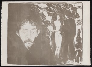 Jealousy, 1896. Creator: Edvard Munch.