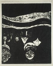 Anxiety, 1896. Creator: Edvard Munch.