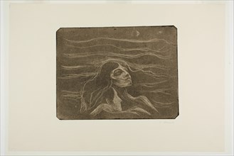 On the Waves of Love, 1896. Creator: Edvard Munch.