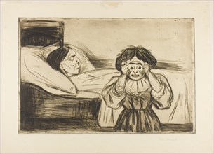 The Dead Mother and Her Child, 1901. Creator: Edvard Munch.