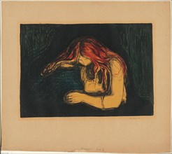 The Vampire II, 1895/1902. Creator: Edvard Munch.