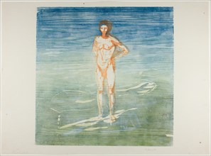 Man Bathing, 1899. Creator: Edvard Munch.
