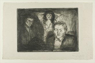 Jealousy, 1914. Creator: Edvard Munch.