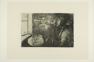 Tête à tête, 1894. Creator: Edvard Munch.