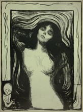 Madonna, 1895. Creator: Edvard Munch.