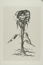 Vignette:Amaryllis, 1908/09. Creator: Edvard Munch.