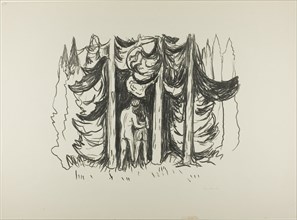 The Forest, 1908/09. Creator: Edvard Munch.