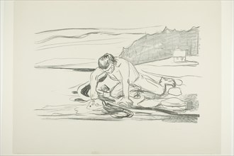 Omega's Death, 1908/09. Creator: Edvard Munch.