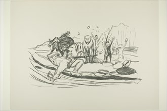 Alpha's Death, 1908/09. Creator: Edvard Munch.
