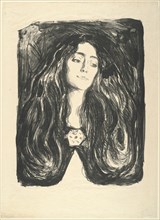 The Brooch. Eva Mudocci, 1903. Creator: Edvard Munch.