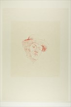 Self-Portrait with Hat I, 1927. Creator: Edvard Munch.