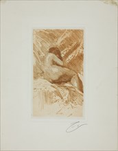 Nude Study, 1884. Creator: Anders Leonard Zorn.